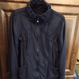 Lululemon studio jacket.  EUC. Size 8 black